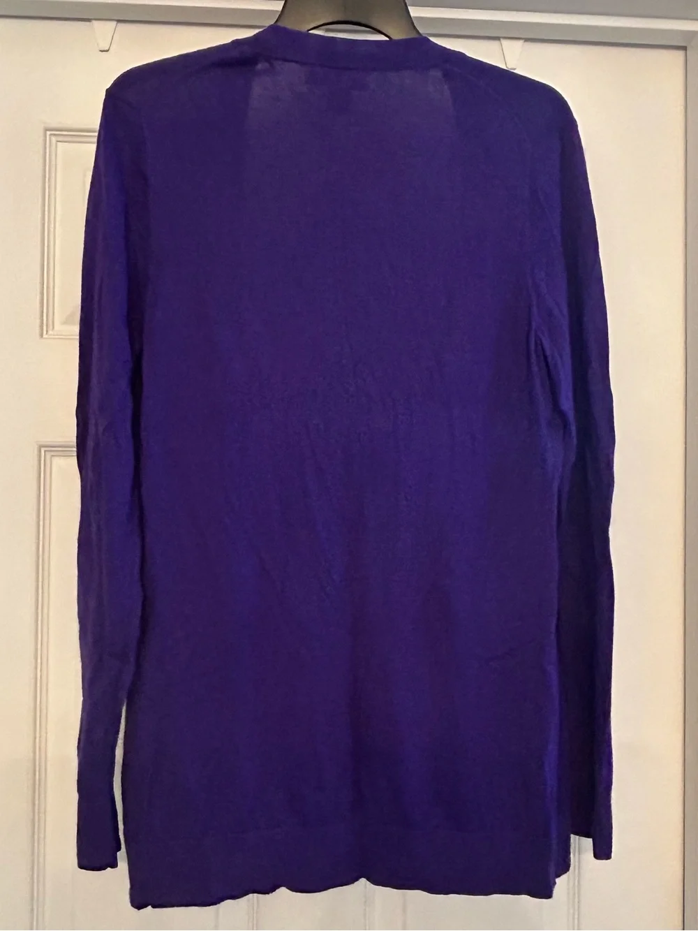 Banana Republic Purple Button-Front Cardigan Size L